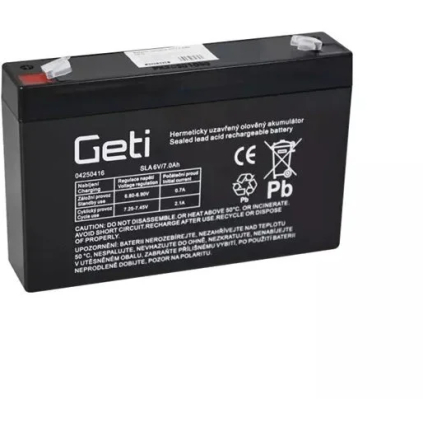 04250416 Olovená batéria Geti 6V 7,0Ah 8595563726570