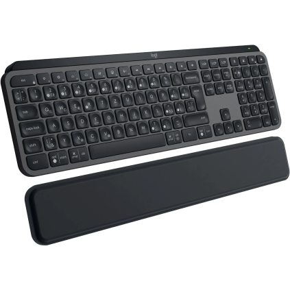 920-011589 Logitech MX Keys S Plus US INT s opierkou zápästia 5099206112339