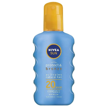 7319470012127 Nivea Sun Protect & Bronze Spray na opaľovanie SPF 20 200ml 4005808653584