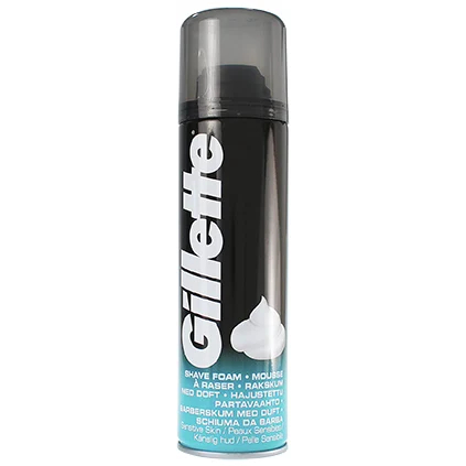 7702018980932 Pena na holenie Gillette Sensitive Skin 200ml 7702018980932
