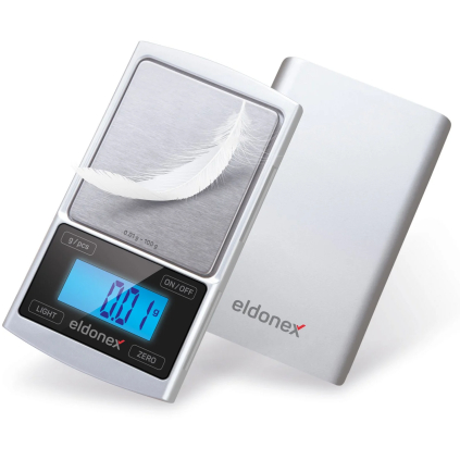 EKS-4040-SL ELDONEX DiamondPro presná stotinová váha (0.01g), strieborná EKS-4040-SL 8595610628628