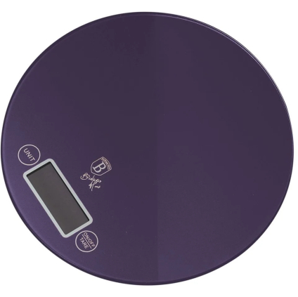 BH-9434 BerlingerHaus Digitálna kuchynská váha Round 5 kg Purple Eclipse Collection 5999108448386