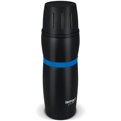 42002978 Lamart LT4053 Termoska CUP 480 ml, čierno-modrá 8590669251322