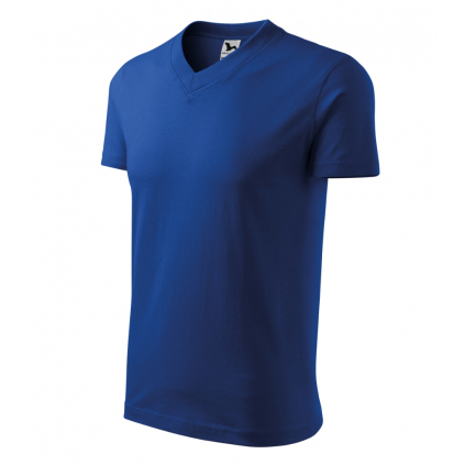 10205 Tričko unisex V-neck kráľovská modrá - 