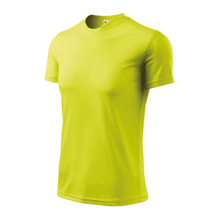 12490 Tričko pánske Fantasy neon yellow - 