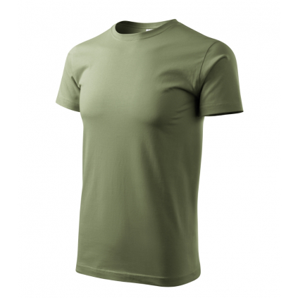 12909 Tričko pánske Basic khaki - 