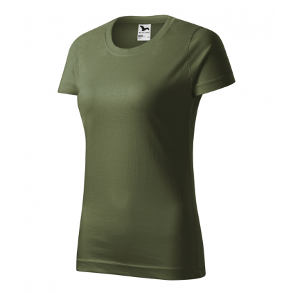 13409 Tričko dámske Basic khaki - 