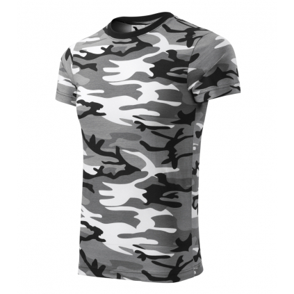 14432 Tričko unisex Camouflage camouflage gray - 