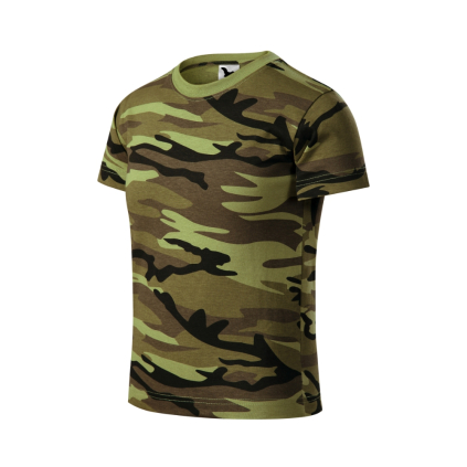 14934 Tričko detské Camouflage camouflage green - 