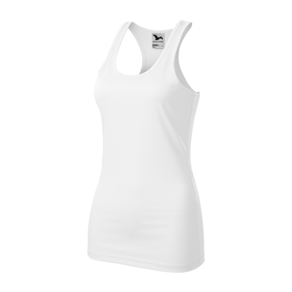 1670017 Top dámsky Racer biela 8591729163128 - 