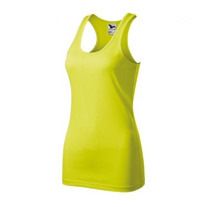 16790 Top dámsky Racer neon yellow - 