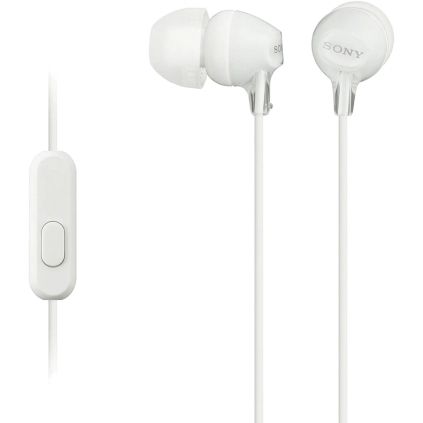 Sony MDR-EX15AP In-Ear Earphone with Microphone White EU
