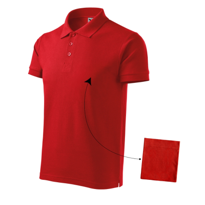 2120718 Polokošeľa pánska Cotton červená 8591729148446 - 
