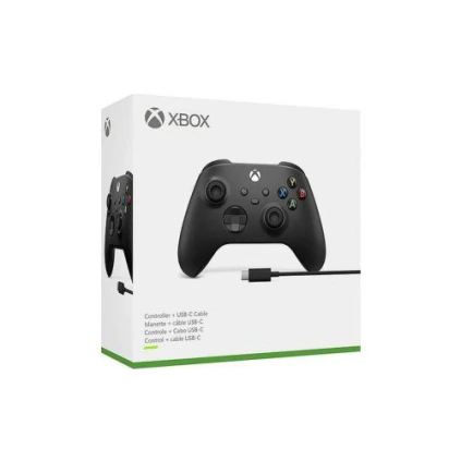 EP2-29944 Microsoft XBOX Series X/S Wireless Controller Gamepad with Type-C cable (2.7m) Black EU 196388518265