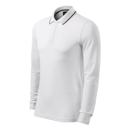 2580018 Polokošeľa pánska Contrast Stripe LS biela 8591729105692 - 