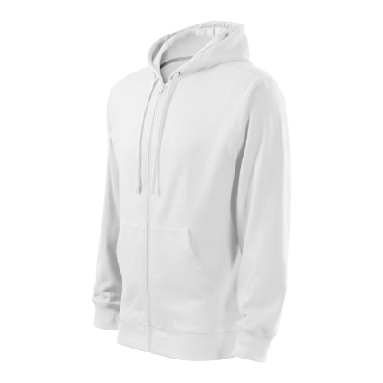 4100018 Mikina pánska Trendy Zipper biela 8591729191848 - 