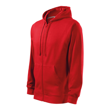 4100718 Mikina pánska Trendy Zipper červená 8591729148965 - 