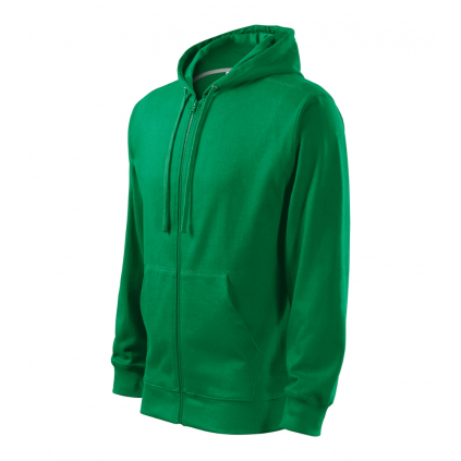 41016 Mikina pánska Trendy Zipper trávová zelená - 