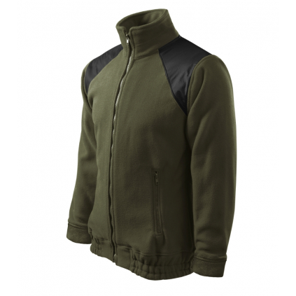 50669 Fleece unisex Jacket Hi-Q military - 