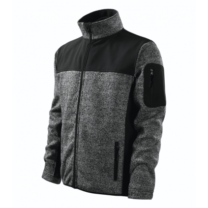 55080 Softshellová bunda pánska Casual knit gray - 