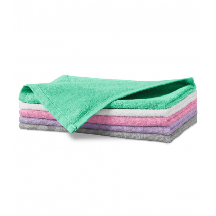 90724 Malý uterák unisex Terry Hand Towel svetlo sivá - 