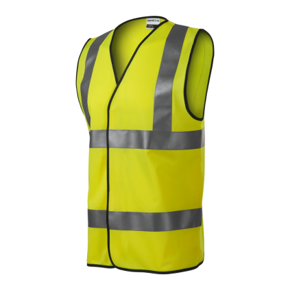 9V39717 Bezpečnostná vesta unisex HV Bright fluorescenčná žltá 8591729124525 - 