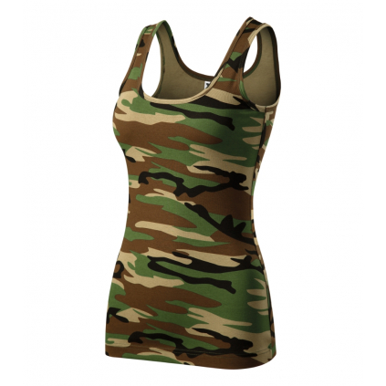 C3633 Top dámsky Camo Triumph camouflage brown - 