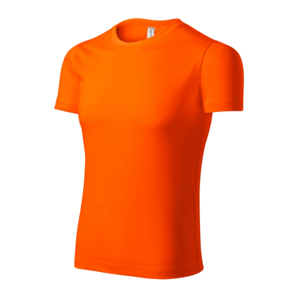 P8191 Tričko unisex Pixel neon orange - 