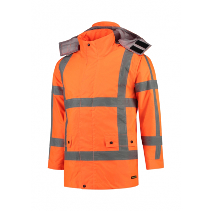 T5098 Pracovná bunda unisex RWS Parka fluorescenčná oranžová - 