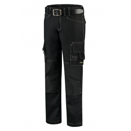 T61T1 Pracovné nohavice unisex Cordura Canvas Work Pants čierna - 