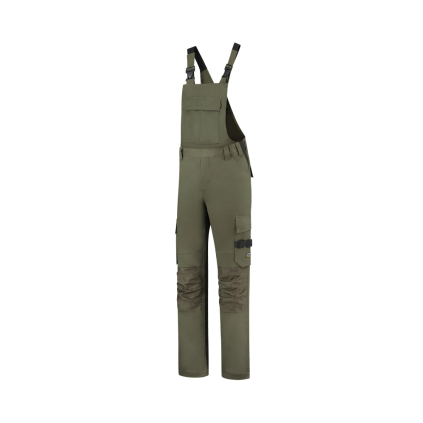 T67TA62 Pracovné nohavice s trakmi unisex Bib & Brace Twill Cordura army 8718326031586 - 