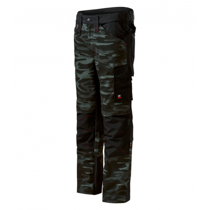 W09C2 Pracovné nohavice pánske Vertex Camo camouflage dark gray - 