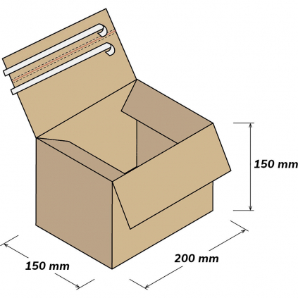 Rýchlouzatváracia krabica 200x150x150mm