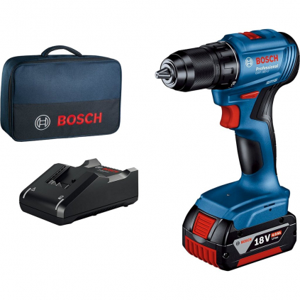 06019K3005 Bosch Akumulátorový vŕtací skrutkovač GSR 185-LI, taška, 1x aku 4,0 Ah 4053423230130 - 