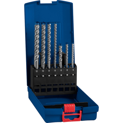 2608900195 Bosch Sada príklepových vrtákov EXPERT SDS plus-7X 5/6/6/8/8/10/12 mm, 7 ks 4059952532691 - 