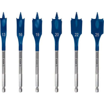 2608900333 Bosch Sada frézovacích vrtákov EXPERT Self Cut Speed, 13/16/19/20/22/25 mm, 6 ks 4059952534077 - 