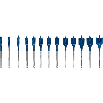 2608900336 Bosch Sada frézovacích vrtákov EXPERT Self Cut Speed, 10/12/13/14/16/18/20/22/24/25/28/30/32 mm, 13 ks 4059952534107 - 
