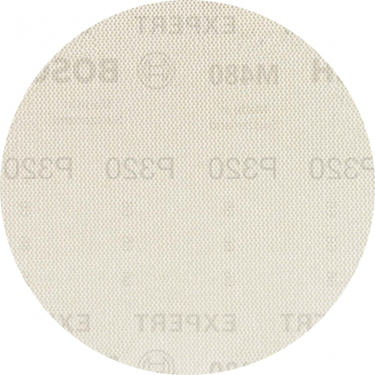 2608900678 Bosch Brúsny papier EXPERT M480 pre excentrické brúsky, 125 mm, zrnitosť 320, 5 ks 4059952540160 - 1