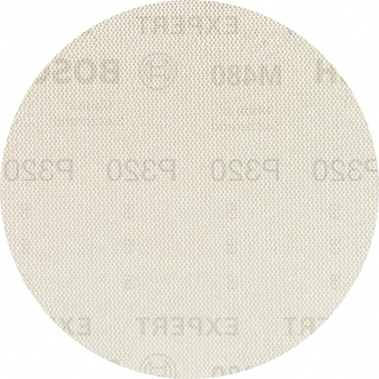 2608900687 Bosch Brúsny papier EXPERT M480 pre excentrické brúsky, 125 mm, zrnitosť 320, 50 ks 4059952540252 - 1