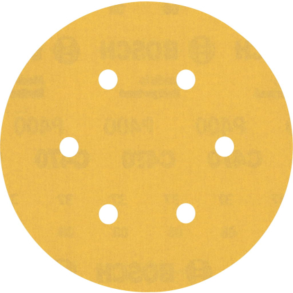 2608900821 Bosch Brúsny papier EXPERT C470 so 6 otvormi pre excentrické brúsky, 150 mm, zrnitosť 400, 5 ks 4059952541594 - 