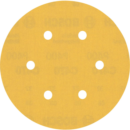 2608900925 Bosch Brúsny papier EXPERT C470 so 6 otvormi pre excentrické brúsky, 150 mm, zrnitosť 400, 50 ks 4059952542638 - 