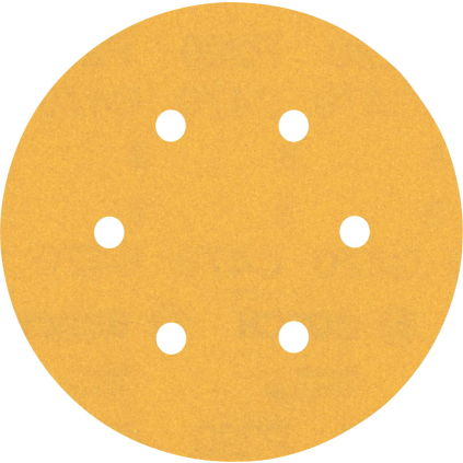 2608901123 Bosch Brúsny papier EXPERT C470 so 6 otvormi pre excentrické brúsky, 150 mm, zrnitosť 220, 50 ks 4059952544618 - 