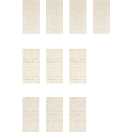 2608901206 Bosch Súprava brúsnych papierov EXPERT M480, 93 x 186 mm, zrnitosť 4x80, 3x120, 3x180 4059952568621 - 