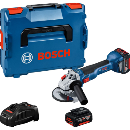 06019J4004 Bosch Akumulátorová uhlová brúska GWS 18V-10, 125 mm, 2x aku 3165140994927 - 