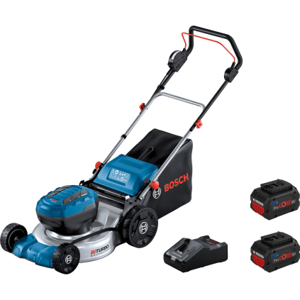 06008C8002 Bosch Akumulátorová kosačka na trávu GRA 18V2-46 Professional s ultra-rýchlou nabíjačkou, 2x aku ProCORE 4059952654814 - 