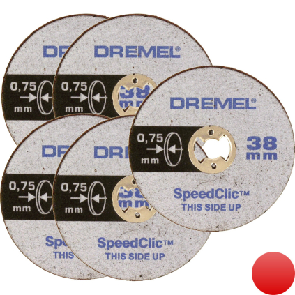 2615S409JB Dremel EZ SpeedClic: tenké rezacie kotúče na kovy, balenie po 5 ks (SC409) 8710364042869 - 