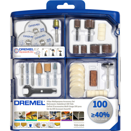 Dremel 100-dielna univerzálna modulárna súprava príslušenstva (723)