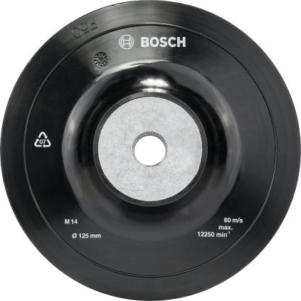Bosch Oporný tanier priemer 125 mm, mäkký  + DARČEK Delta Plus Zátky do uší 1 pár CONIC001