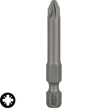 2607001577 Bosch Skrutkovací hrot Extra Hart PZ2, L 49 mm, 3 ks 3165140301039 - 