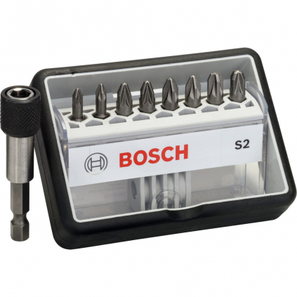 Bosch Skrutkovacie hroty Extra Hart, súprava Robust Line S2  + DARČEK Delta Plus Zátky do uší 1 pár CONIC001